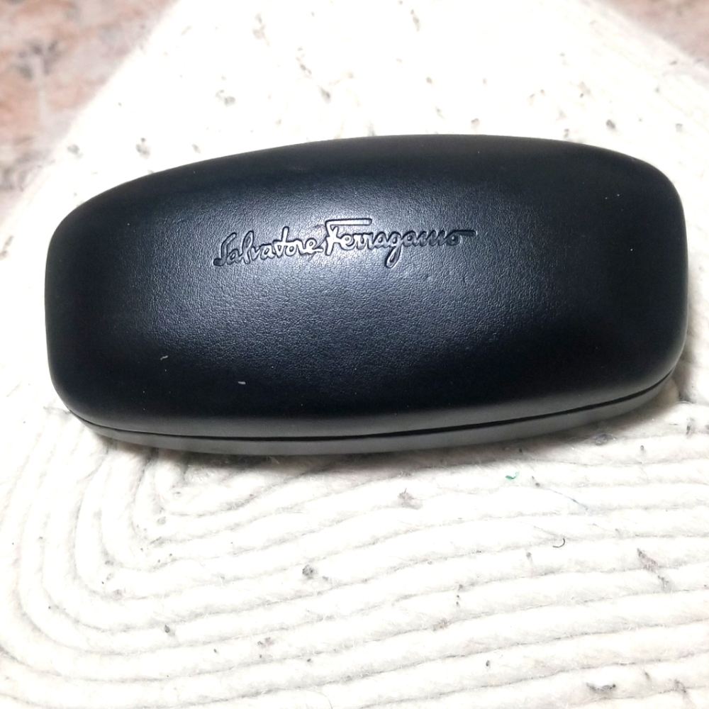 Salvatore Ferragamo Black Glasses **Empty** Case.